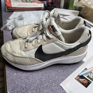 Nike Retro Runner Sneakers in White and Black